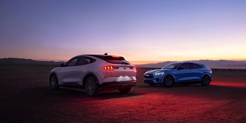 2025 Ford Mustang Mach-E At Sunset
