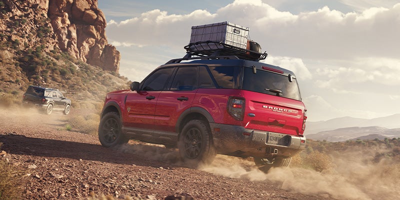 2025 Ford Bronco Sport with cargo on roofrack