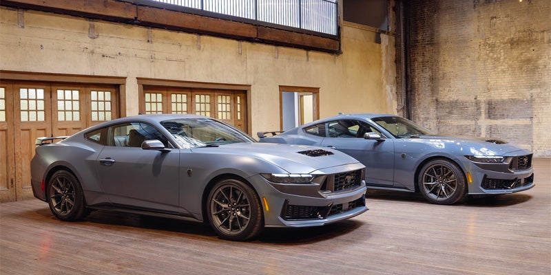 2025 Ford Mustang Lineup in Warehouse