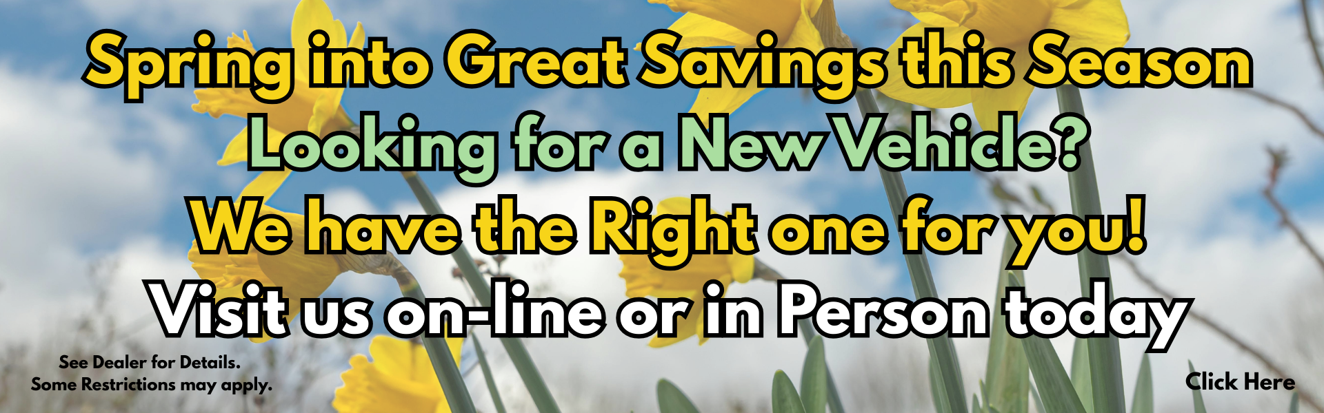 Spring into great savings this season 
